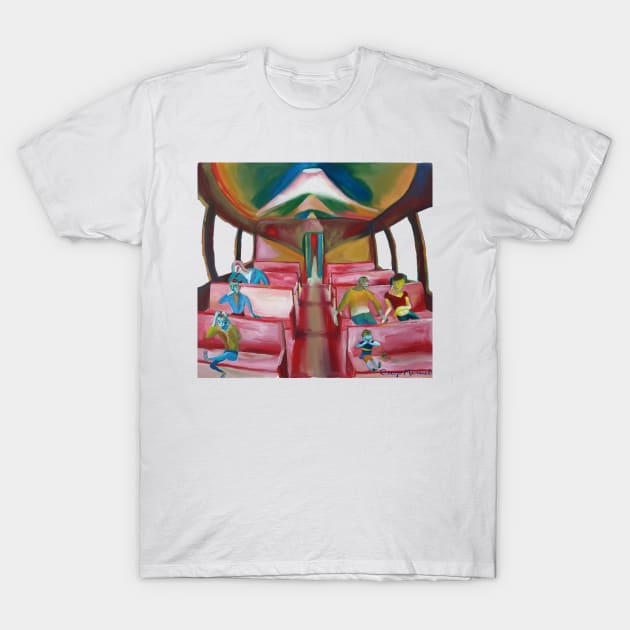 Train to the night T-Shirt by diegomanuel